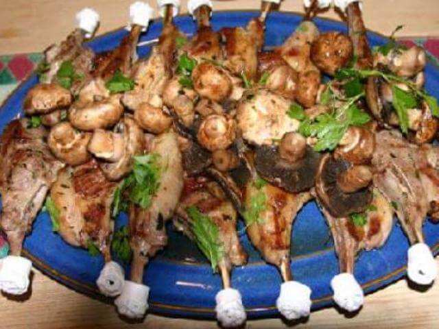 Lamb Cutlets with Chestnut Mushrooms Photo 12