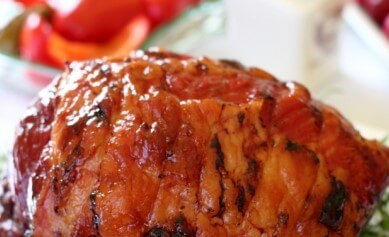 Glazed Homemade Easter Ham Photo 8