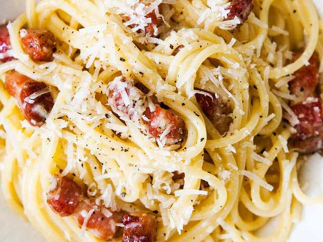 Spaghetti Pasta Carbonara Photo 6