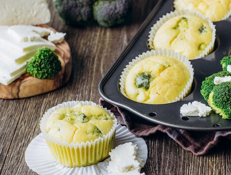 Healthy Broccoli Muffins Recipe for Kids