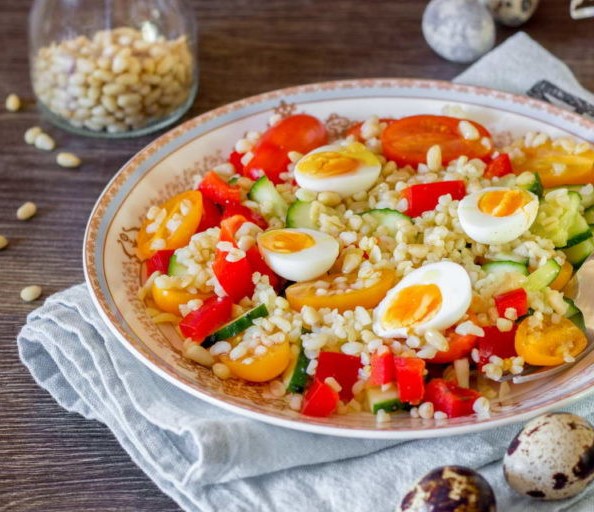 Salad with Bulgur and Vegetables