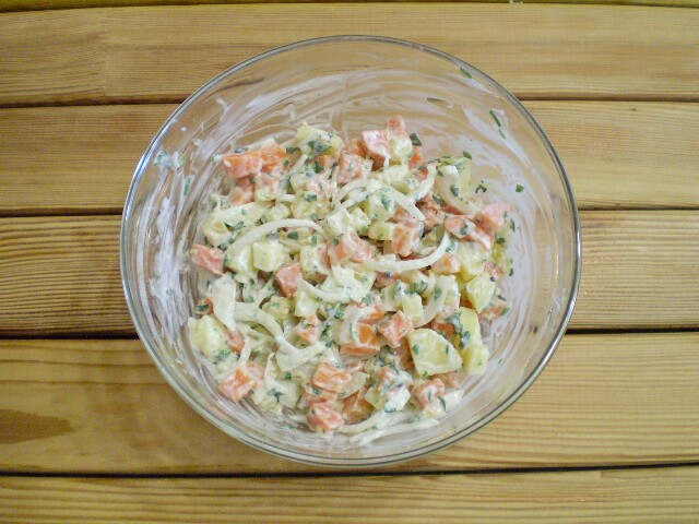 Potato Salad with Carrot Photo 8