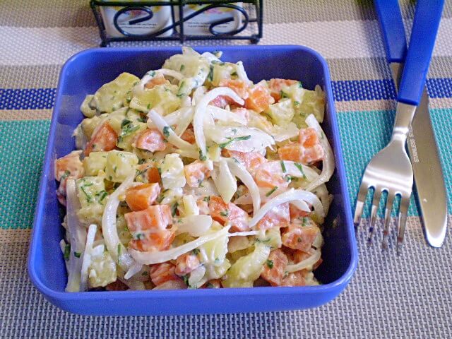 Potato Salad with Carrot Photo 1