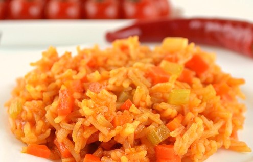 Healthy Rice with Carrots and Celery