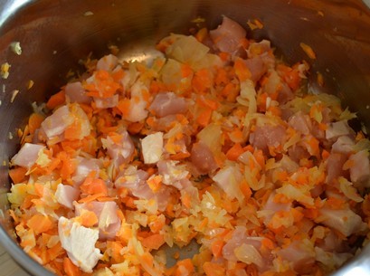 Rice with Chicken Fillet, Carrot and Onion Photo 7
