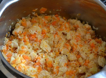 Rice with Chicken Fillet, Carrot and Onion Photo 8