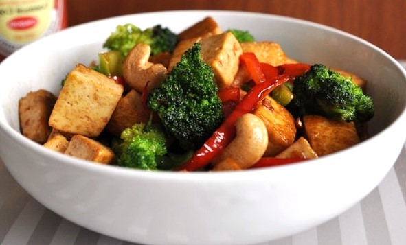 Vegetarian Stir Fry Recipe with Tofu Photo 1