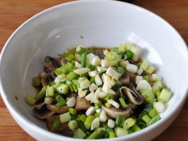 Vegetarian Salad with Pickled Champignons Photo 4