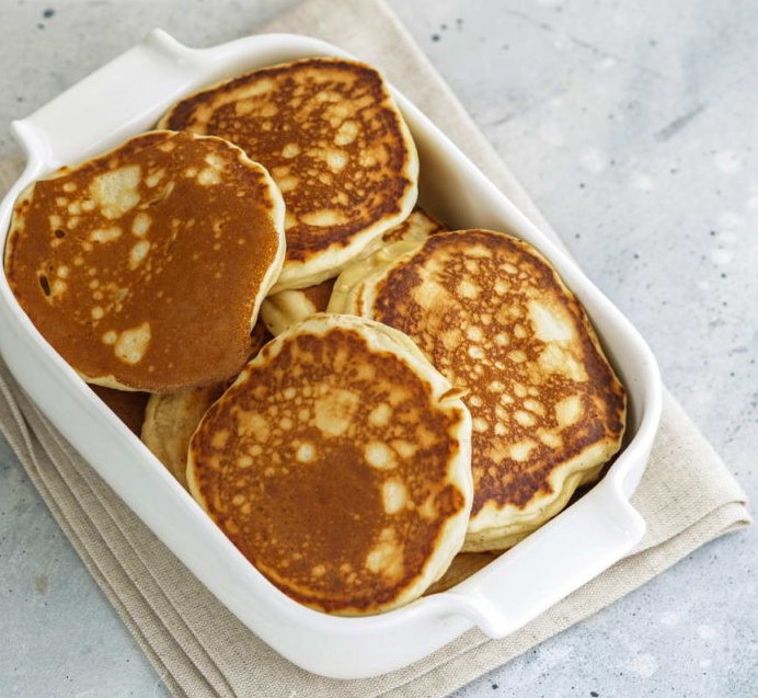 Vegan Pancakes  with Maple Syrup Photo 6