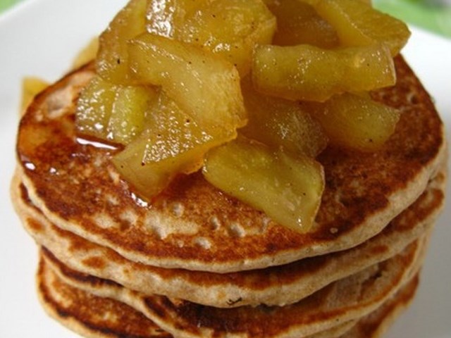 Pancakes with Apple Topping Photo 9