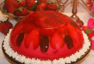 Strawberry Jelly Dome Cheesecake Photo 1