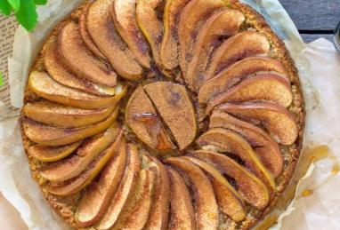 The Simpliest Healthy Apple Pie with Oat-flakes Photo 1