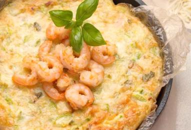 Frittata with Zucchini and Shrimps Photo 1