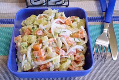 Potato Salad with Carrot Photo 1