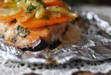 Baked Salmon with Vegetables Photo 1