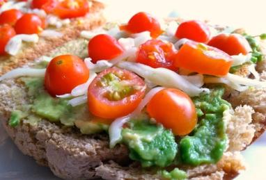 Healthy Sandwich with Avocado and Mozzarella Photo 1