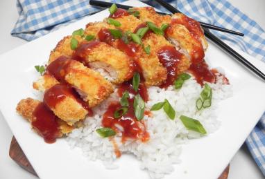 Air Fryer Chicken Katsu with Homemade Katsu Sauce Photo 1