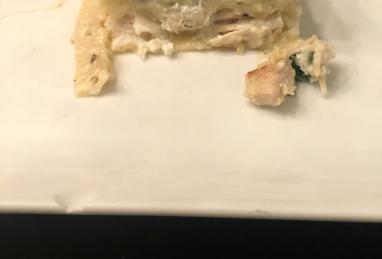 White Cheese Chicken Lasagna Photo 1