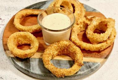 Air Fryer Spicy Onion Rings Photo 1
