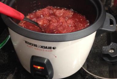 Rice Cooker Recipe: Raspberry Applesauce Photo 1