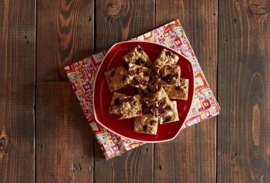 Blonde Brownies with White Chocolate and Cranberries Photo 1