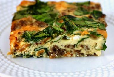 Spinach, Sausage, and Egg Casserole Photo 1