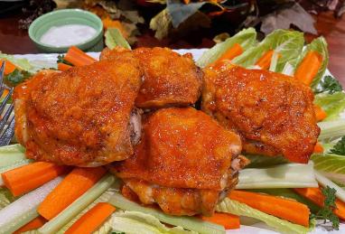 Baked Buffalo Chicken Thighs Photo 1