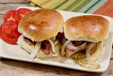 Bologna Sliders with Fried Onions Photo 1