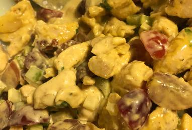 Curry Chicken Salad with Grapes Photo 1