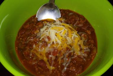 Spicy Slow-Cooked Beanless Chili Photo 1