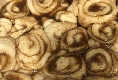 Cinnamon Rolls From Frozen Bread Dough - EASY Photo 1