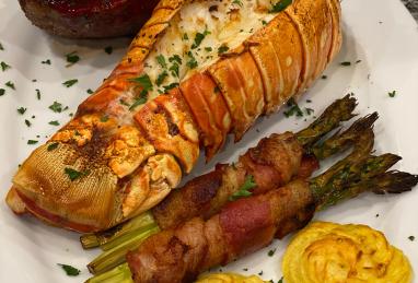 Air Fryer Lobster Tails with Lemon-Garlic Butter Photo 1