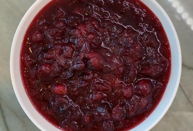 Maple Syrup Cranberry Sauce Photo 1