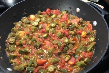 Okra with Tomatoes Photo 1