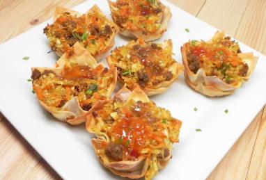 Deconstructed Egg Rolls Muffin Tin Style Photo 1