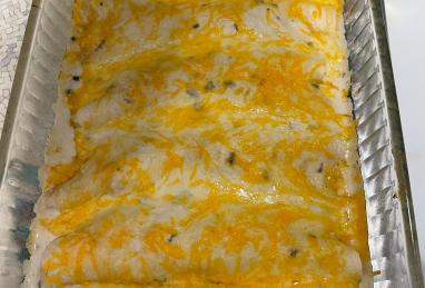 Chicken Enchiladas with Flour Tortillas Photo 1