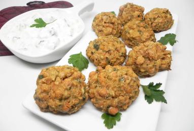 Spicy Baked Falafel with Tzatziki Photo 1