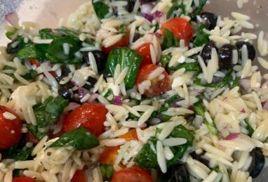 Spinach and Orzo Salad Photo 1