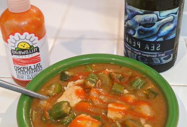 Roux-Based Authentic Seafood Gumbo with Okra Photo 1