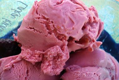 Raspberry Ice Cream Photo 1