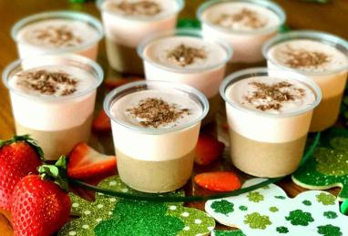 Chocolate-Strawberry-Baileys® Pudding Shots Photo 1
