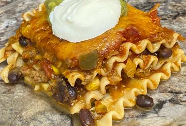 Mexican Lasagna with Noodles Photo 1