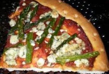Blue Cheese and Asparagus Pizza Photo 1