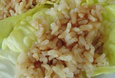 Easy and Simple Vegetarian Lettuce Wraps Photo 1