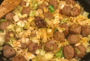 Quick Cabbage and Chicken Meatballs Photo 1