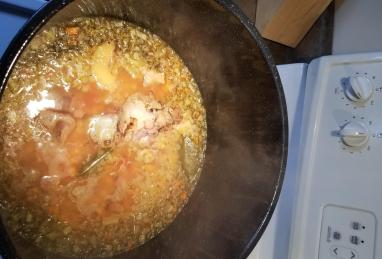 Canadian Yellow Split Pea Soup with Ham Photo 1