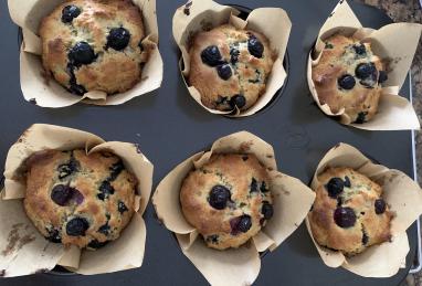 Almond Flour Blueberry Muffins Photo 1
