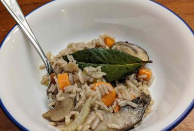 Portobello Mushroom and Rice Stew Photo 1