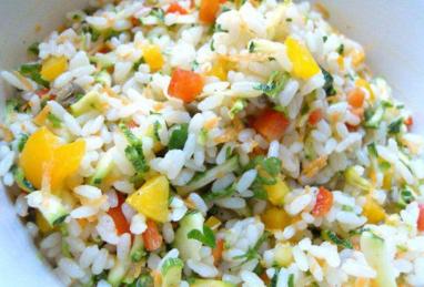 Mediterranean Rice Salad with Vegetables Photo 1