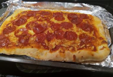 Homemade Pepperoni Pizza Photo 1